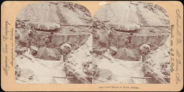 [Group of 42 Stereograph Views of Alaska Including the Gold Rush], George W. Griffith (American), Albumen silver prints