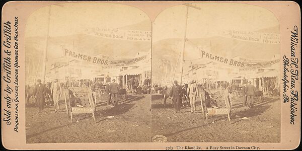 [Group of 42 Stereograph Views of Alaska Including the Gold Rush], George W. Griffith (American), Albumen silver prints
