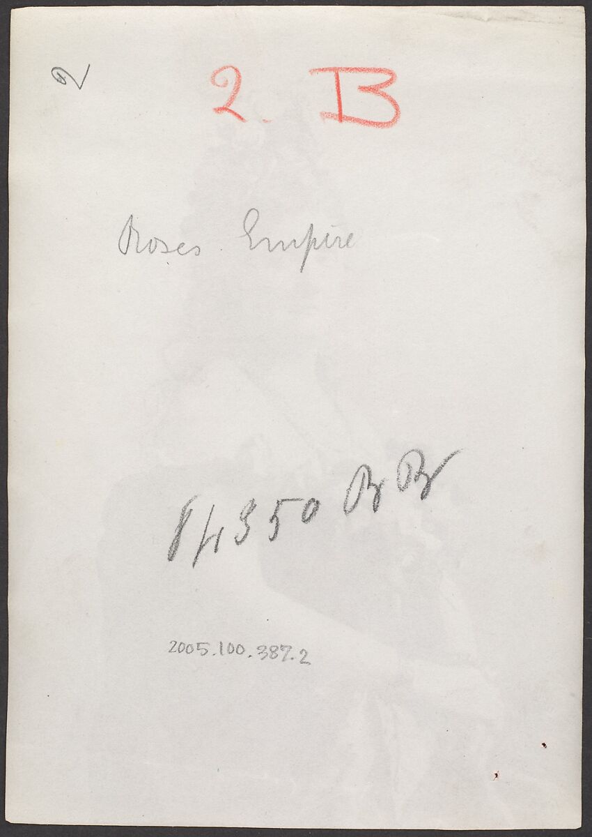 [Countess de Castiglione, from Série des Roses], Pierre-Louis Pierson (French, 1822–1913), Albumen silver print from glass negative