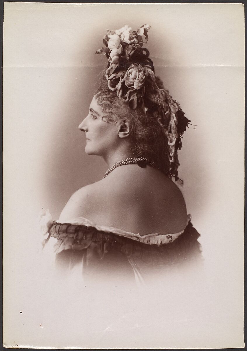 [Countess de Castiglione, from Série des Roses], Pierre-Louis Pierson (French, 1822–1913), Albumen silver print from glass negative 