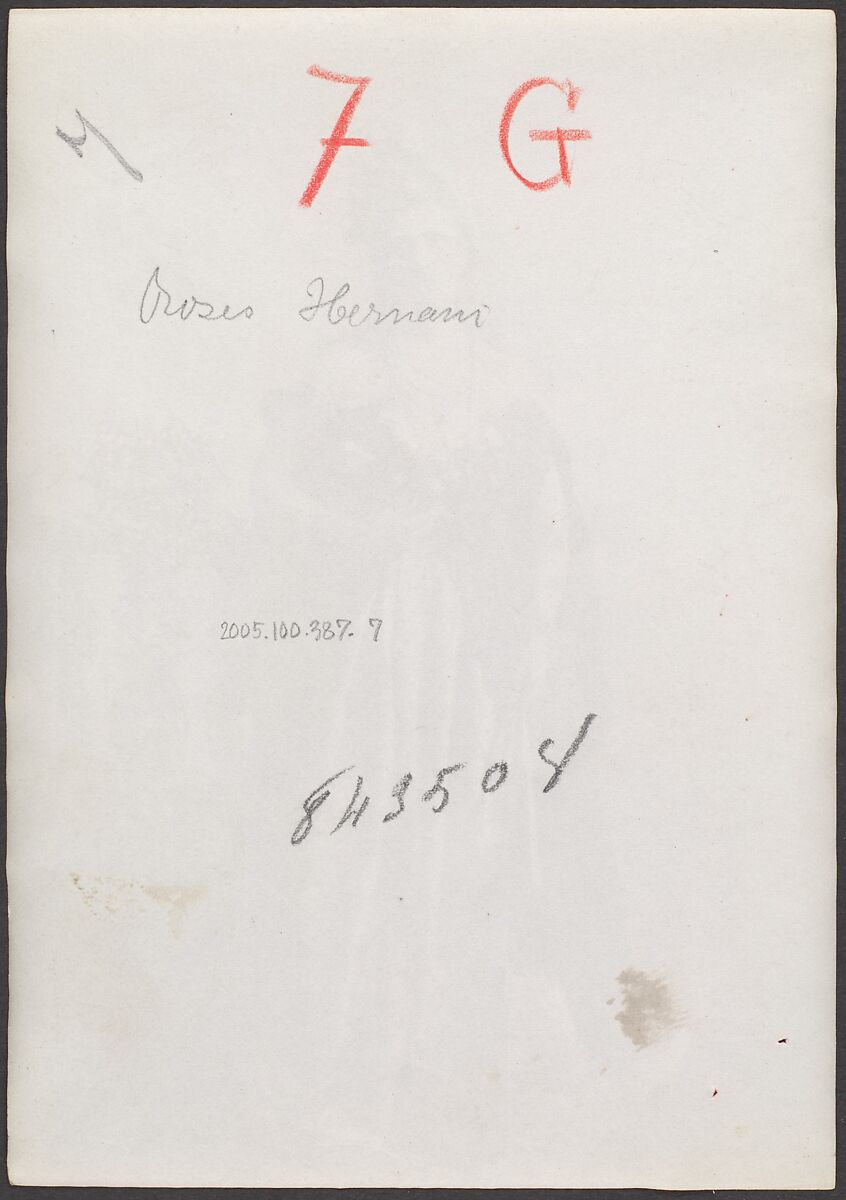 [Countess de Castiglione, from Série des Roses], Pierre-Louis Pierson (French, 1822–1913), Albumen silver print from glass negative