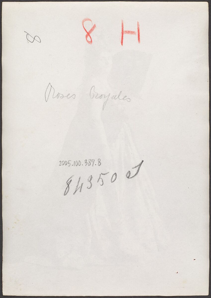 [Countess de Castiglione, from Série des Roses], Pierre-Louis Pierson (French, 1822–1913), Albumen silver print from glass negative