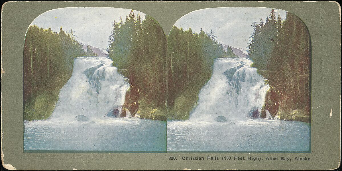 Christian Falls, Alice Bay, Alaska, Unknown, Albumen silver prints 