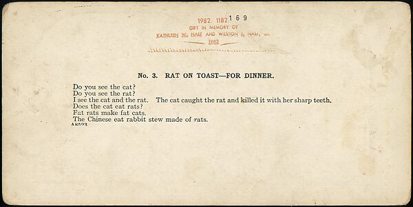 [Group of 107 Stereograph Views of Animals], Keystone View Company, Albumen silver prints