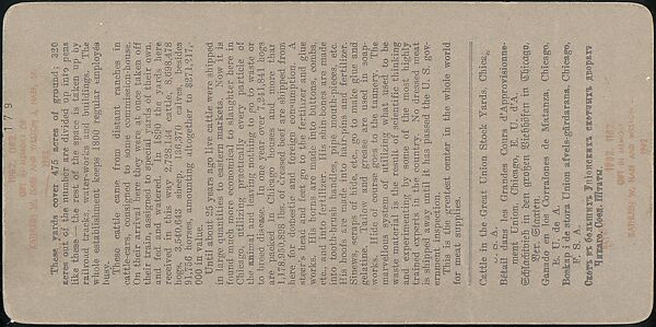 [Group of 107 Stereograph Views of Animals], Keystone View Company, Albumen silver prints