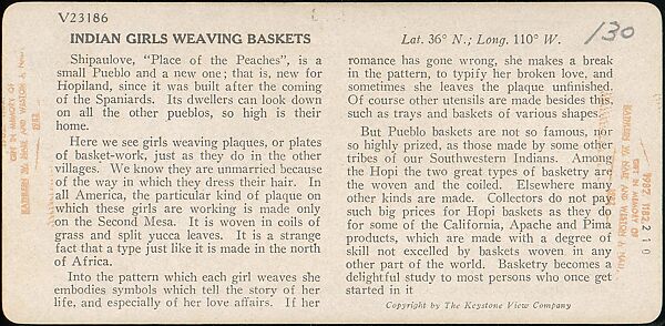 [Group of 48 Stereograph Views of Arizona and the Surrounding Area], H. C. White Company (American), Albumen silver prints