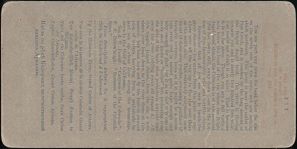 [Group of 48 Stereograph Views of Arizona and the Surrounding Area], H. C. White Company (American), Albumen silver prints