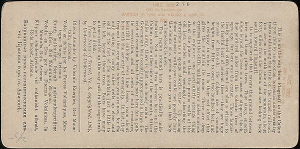 [Group of 48 Stereograph Views of Arizona and the Surrounding Area], H. C. White Company (American), Albumen silver prints