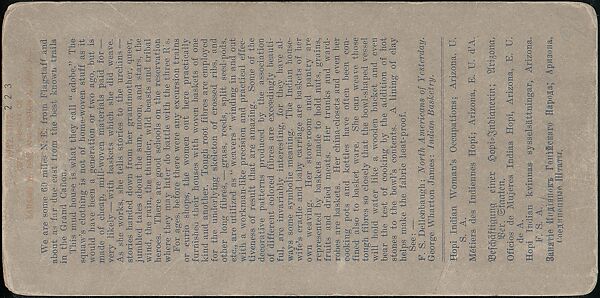 [Group of 48 Stereograph Views of Arizona and the Surrounding Area], H. C. White Company (American), Albumen silver prints