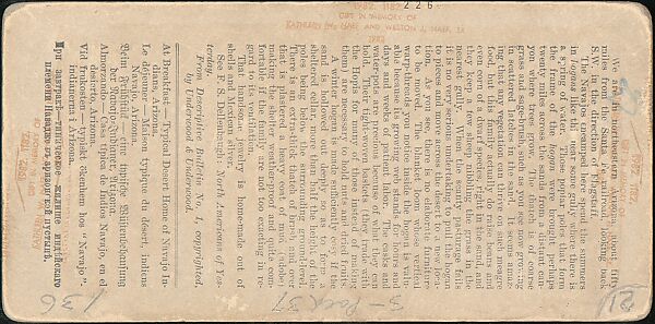 [Group of 48 Stereograph Views of Arizona and the Surrounding Area], H. C. White Company (American), Albumen silver prints