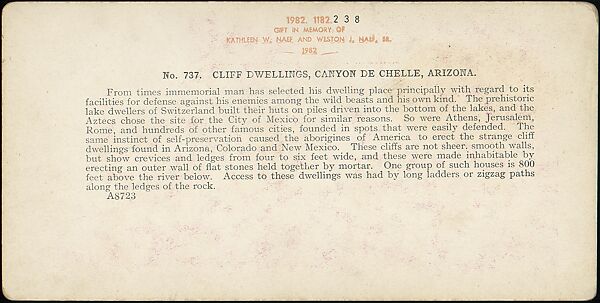 [Group of 48 Stereograph Views of Arizona and the Surrounding Area], H. C. White Company (American), Albumen silver prints