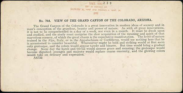 [Group of 48 Stereograph Views of Arizona and the Surrounding Area], H. C. White Company (American), Albumen silver prints