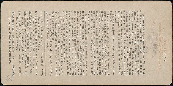 [Group of 48 Stereograph Views of Arizona and the Surrounding Area], H. C. White Company (American), Albumen silver prints