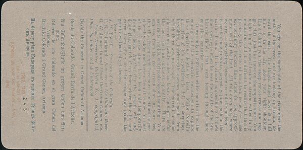 [Group of 48 Stereograph Views of Arizona and the Surrounding Area], H. C. White Company (American), Albumen silver prints