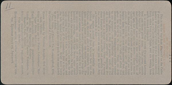 [Group of 48 Stereograph Views of Arizona and the Surrounding Area], H. C. White Company (American), Albumen silver prints