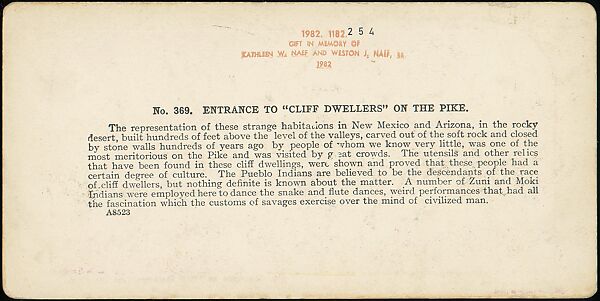 [Group of 48 Stereograph Views of Arizona and the Surrounding Area], H. C. White Company (American), Albumen silver prints