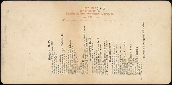 [Group of 41 Stereograph Views of Astronomy Related Scenes], Commissioned by Nautical Almanac Office (American), Albumen silver prints