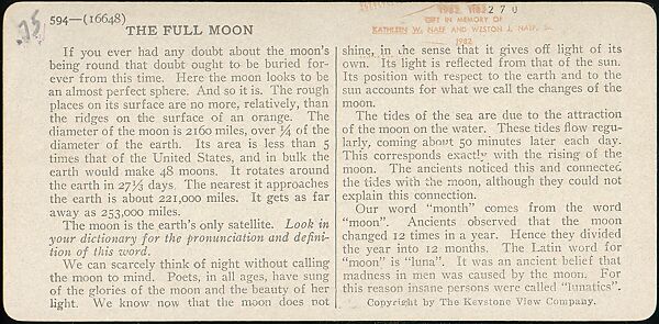 [Group of 41 Stereograph Views of Astronomy Related Scenes], Commissioned by Nautical Almanac Office (American), Albumen silver prints
