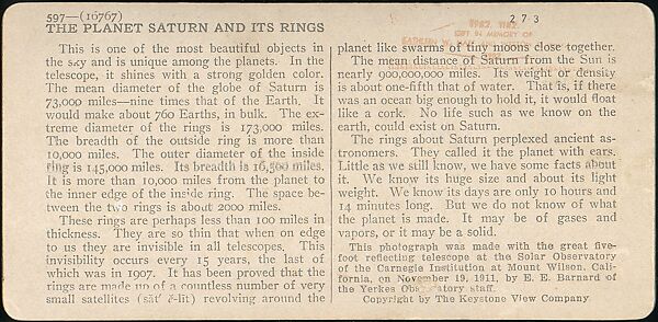 [Group of 41 Stereograph Views of Astronomy Related Scenes], Commissioned by Nautical Almanac Office (American), Albumen silver prints