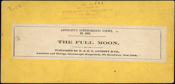 [Group of 41 Stereograph Views of Astronomy Related Scenes], Commissioned by Nautical Almanac Office (American), Albumen silver prints