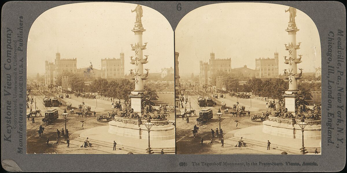 [Group of 5 Stereograph Views of Austria], Franz Richard Unterberger (Austrian), Albumen silver prints