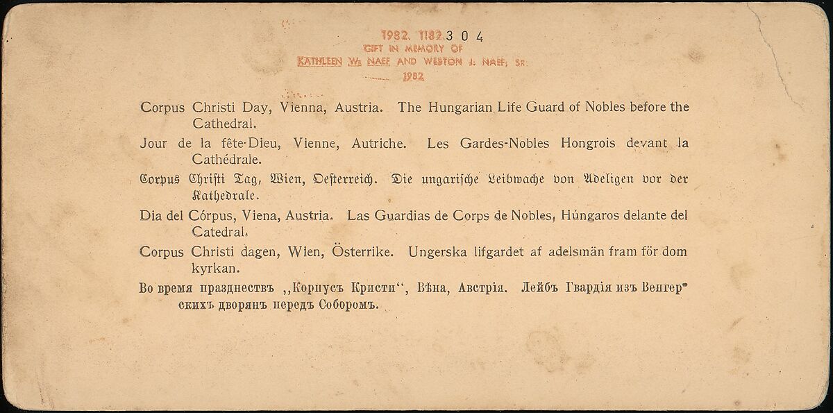 [Group of 5 Stereograph Views of Austria], Franz Richard Unterberger (Austrian), Albumen silver prints