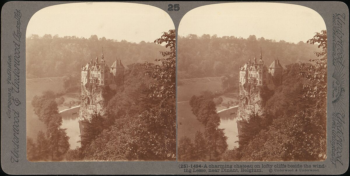[Group of 3 Stereograph Views of Belgium], Underwood &amp; Underwood (American), Albumen silver prints