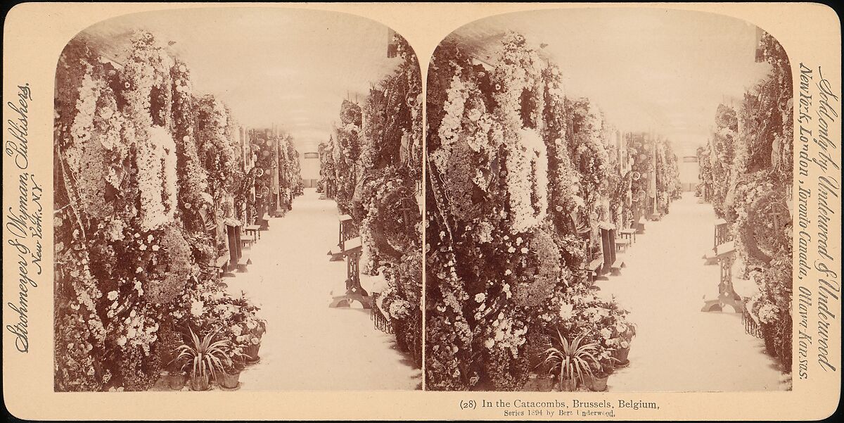 [Group of 3 Stereograph Views of Belgium], Underwood &amp; Underwood (American), Albumen silver prints