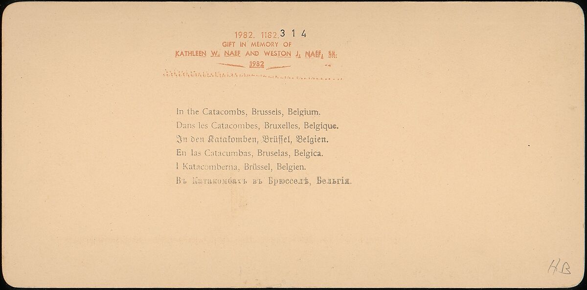 [Group of 3 Stereograph Views of Belgium], Underwood &amp; Underwood (American), Albumen silver prints