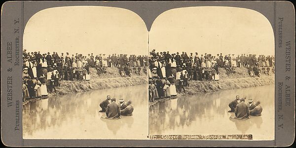 [Group of 71 Stereograph Views of African-Americans and Early Black American Culture, including Colloquial Black Humor], Francis Hendricks (American, Syracuse, New York), Albumen silver prints