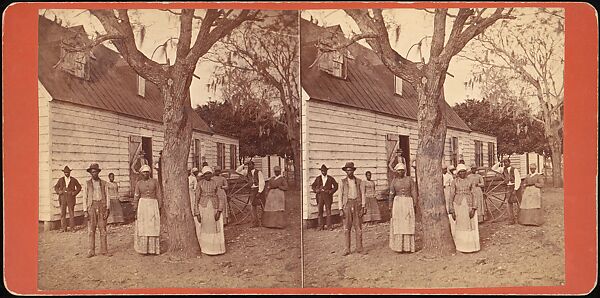 [Group of 71 Stereograph Views of African-Americans and Early Black American Culture, including Colloquial Black Humor], Francis Hendricks (American, Syracuse, New York), Albumen silver prints