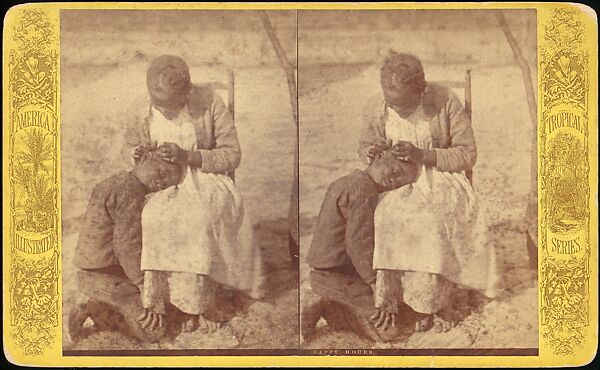 [Group of 71 Stereograph Views of African-Americans and Early Black American Culture, including Colloquial Black Humor], Francis Hendricks (American, Syracuse, New York), Albumen silver prints
