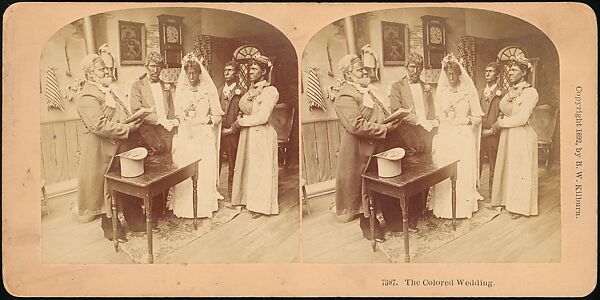 [Group of 71 Stereograph Views of African-Americans and Early Black American Culture, including Colloquial Black Humor], Francis Hendricks (American, Syracuse, New York), Albumen silver prints