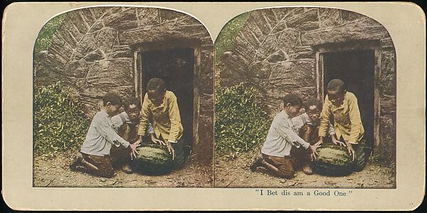 [Group of 71 Stereograph Views of African-Americans and Early Black American Culture, including Colloquial Black Humor], Francis Hendricks (American, Syracuse, New York), Albumen silver prints