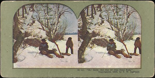 [Group of 71 Stereograph Views of African-Americans and Early Black American Culture, including Colloquial Black Humor], Francis Hendricks (American, Syracuse, New York), Albumen silver prints