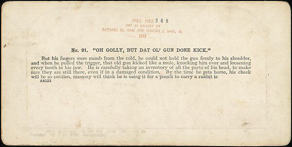 [Group of 71 Stereograph Views of African-Americans and Early Black American Culture, including Colloquial Black Humor], Francis Hendricks (American, Syracuse, New York), Albumen silver prints