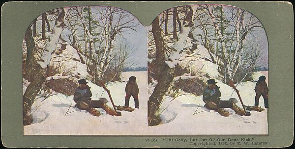 [Group of 71 Stereograph Views of African-Americans and Early Black American Culture, including Colloquial Black Humor], Francis Hendricks (American, Syracuse, New York), Albumen silver prints