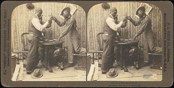 [Group of 71 Stereograph Views of African-Americans and Early Black American Culture, including Colloquial Black Humor], Francis Hendricks (American, Syracuse, New York), Albumen silver prints
