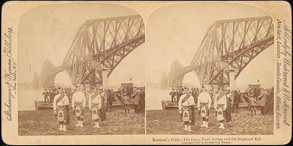 [Group of 7 Stereograph Views of the Forth Bridge, Queensferry, Scotland], International Stereoscopic View Company (American), Albumen silver prints