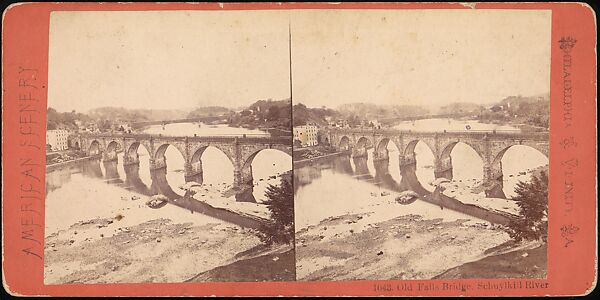 [Group of 23 Stereograph Views of Railroad Bridges], E. P. Libby (American), Albumen silver prints