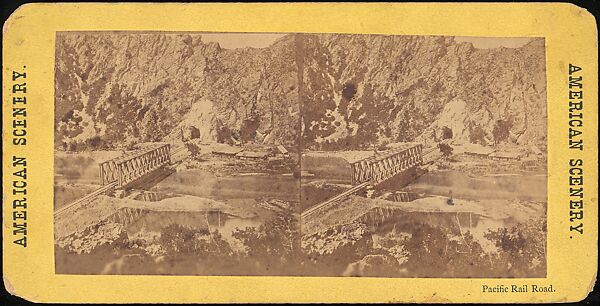 [Group of 23 Stereograph Views of Railroad Bridges], E. P. Libby (American), Albumen silver prints