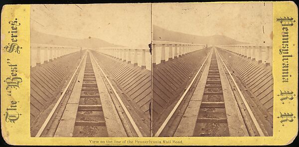 [Group of 23 Stereograph Views of Railroad Bridges], E. P. Libby (American), Albumen silver prints