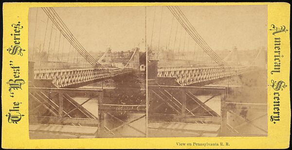 [Group of 23 Stereograph Views of Railroad Bridges], E. P. Libby (American), Albumen silver prints
