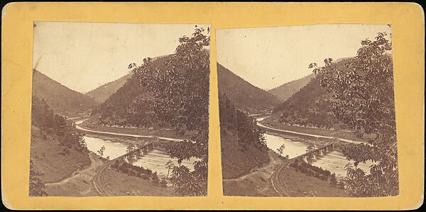 [Group of 23 Stereograph Views of Railroad Bridges], E. P. Libby (American), Albumen silver prints