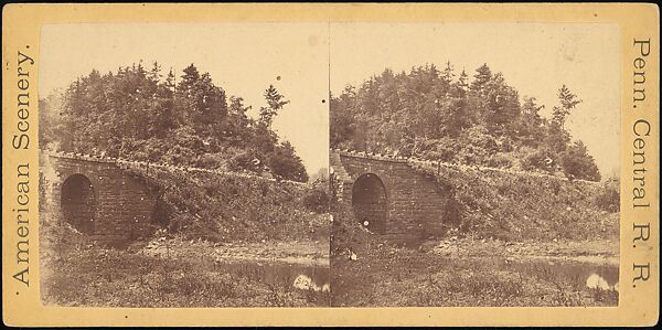 [Group of 23 Stereograph Views of Railroad Bridges], E. P. Libby (American), Albumen silver prints