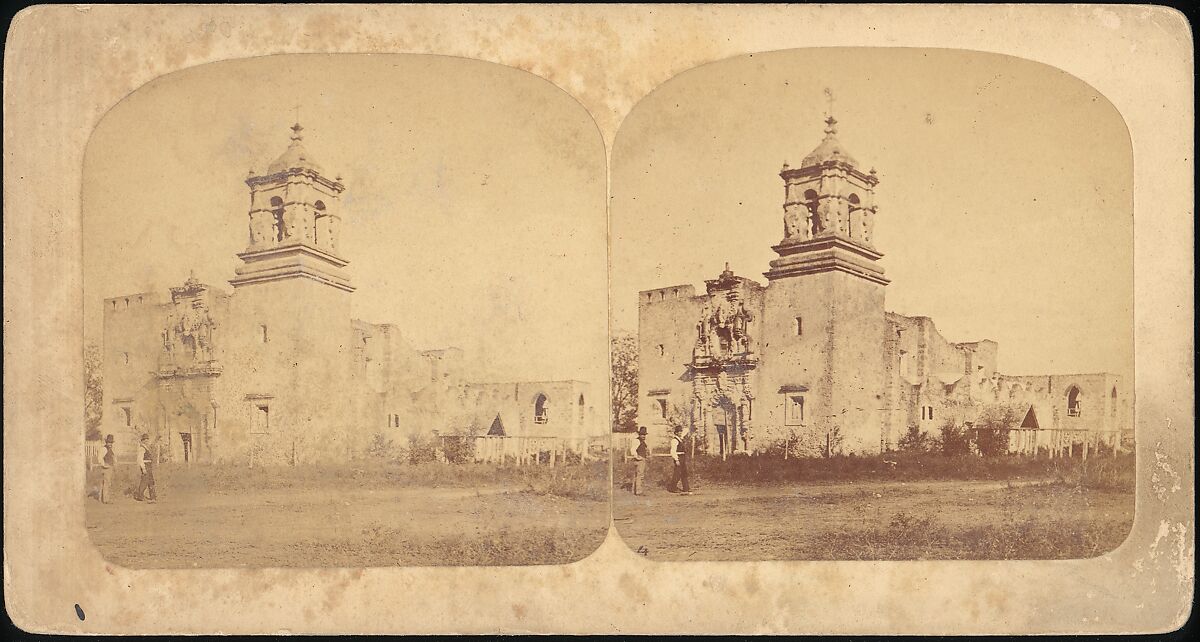 [Group of 4 Stereograph Views of California Missions], M. Rieder (American), Albumen silver prints