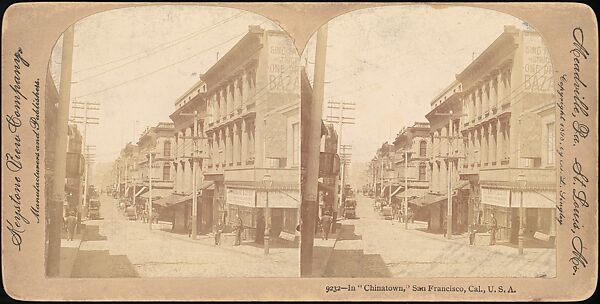 [Group of 26 Stereograph Views of San Francisco, California], Continent Stereoscopic Company (New York), Albumen silver prints