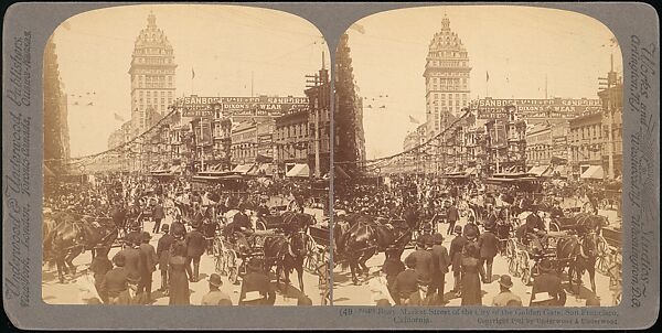 [Group of 26 Stereograph Views of San Francisco, California], Continent Stereoscopic Company (New York), Albumen silver prints