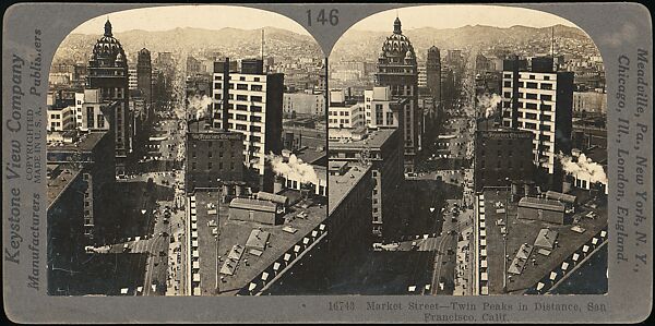 [Group of 26 Stereograph Views of San Francisco, California], Continent Stereoscopic Company (New York), Albumen silver prints