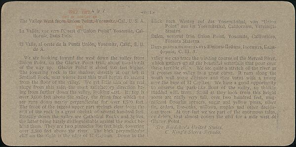 [Group of 100 Stereograph Views of California Nature and Landscapes With a Focus on Yosemite], Keystone View Company, Albumen silver prints